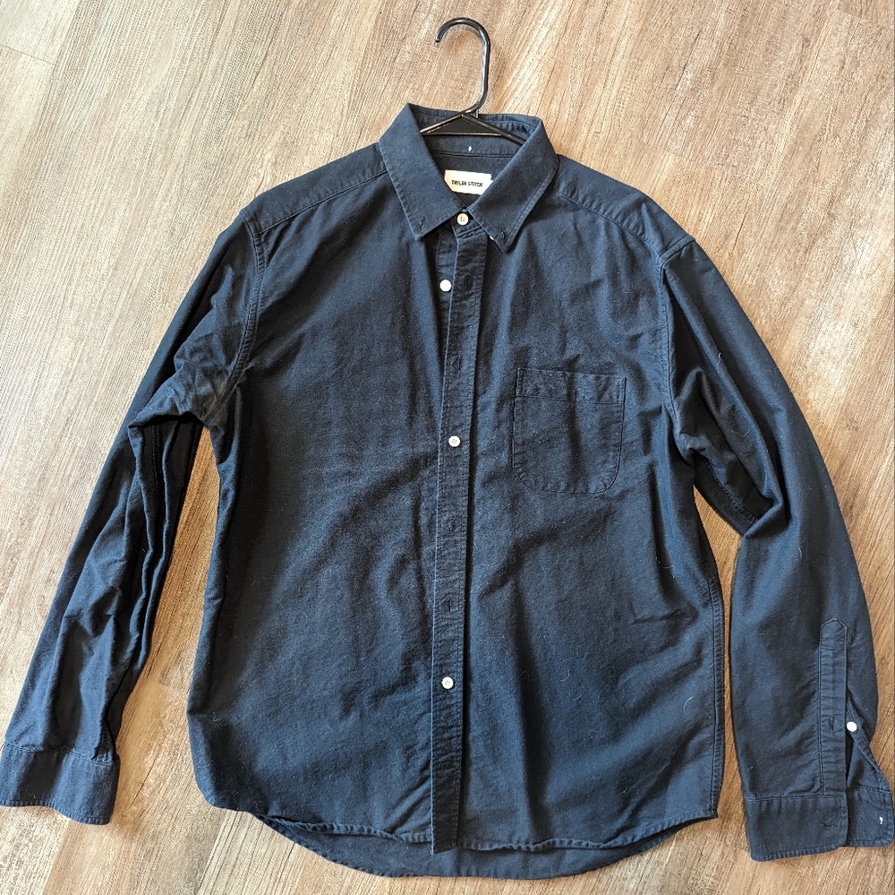 Taylor Stitch The Jack black oxford cloth size 44 XL